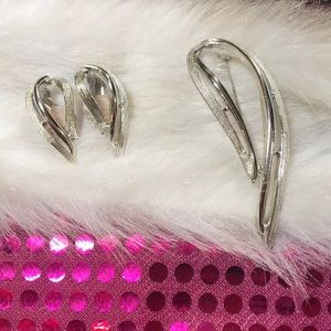 Sarah Cov Brooch & Matching Clip-on Earrings